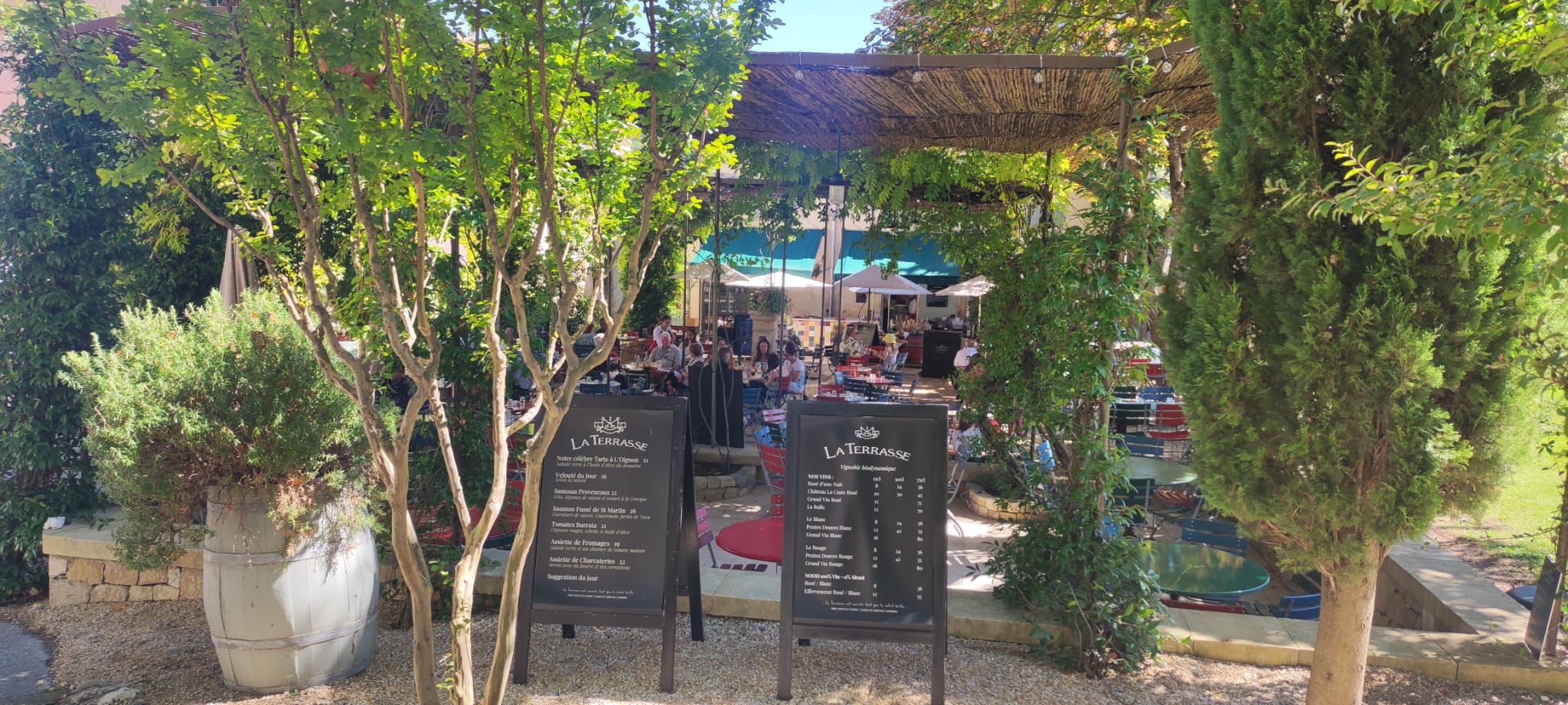 Château La Coste estate grounds and vineyard