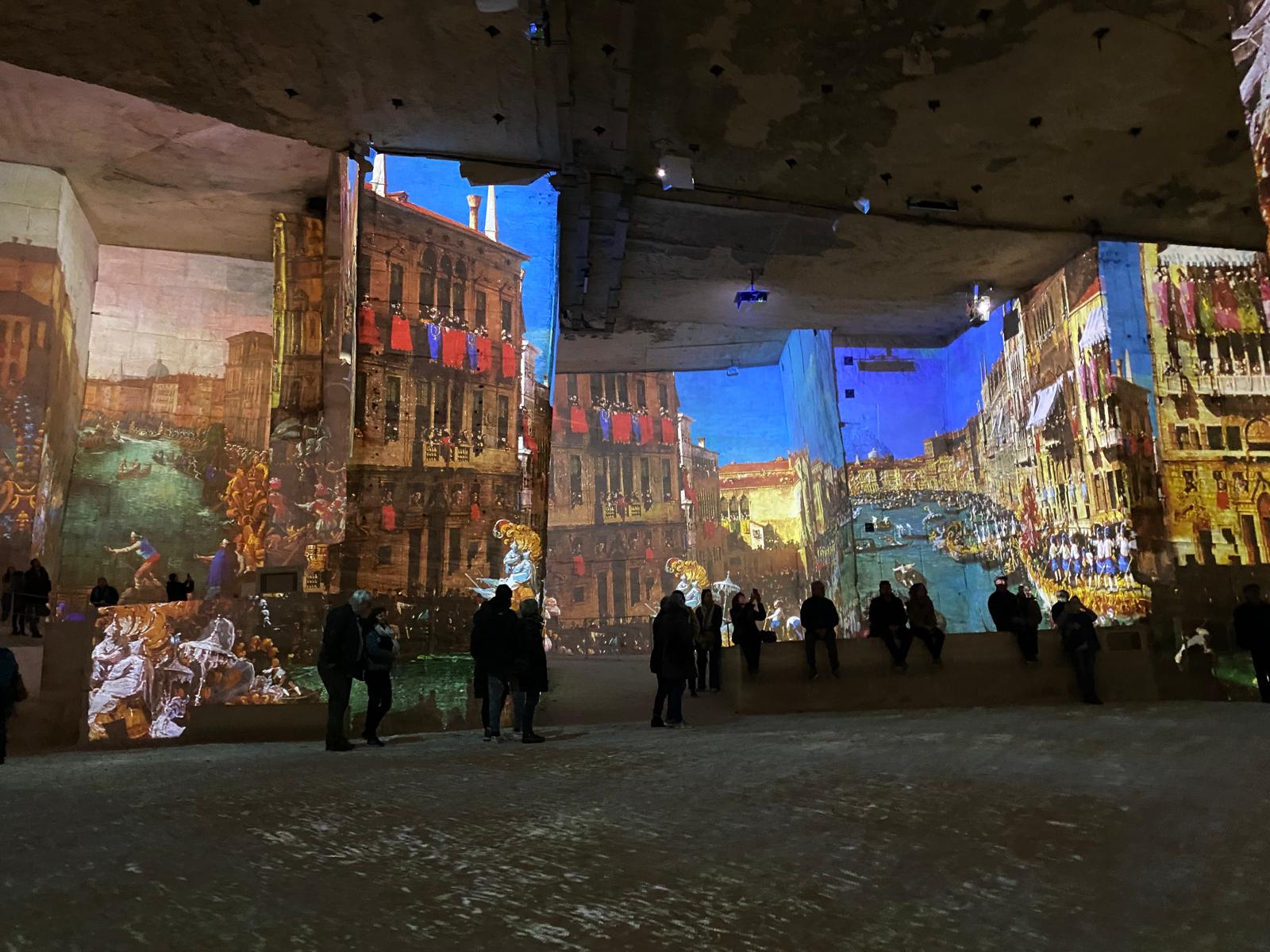 Ancient quarries landscape