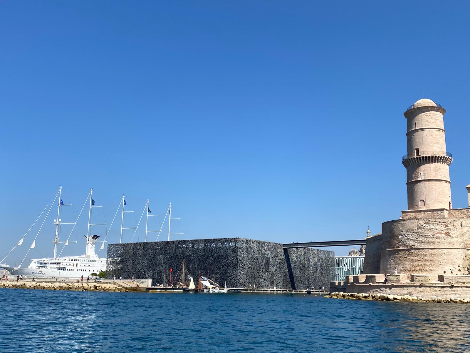 Marseille port entrance